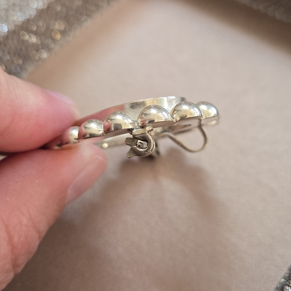 Vintage Sterling Silver Heart Pendant - Picture 4 of 8